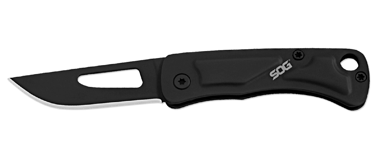 Складной нож Centi I - SOG CE1002, сталь 3Cr13MoV, рукоять нержавеющая сталь, чёрный - фото 1