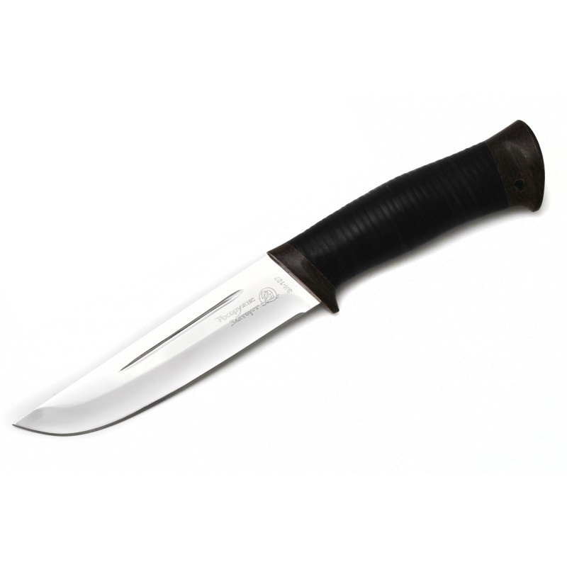Нож Риф, сталь 95х18, кожа нож финский мт 101 сталь 95х18 карельская береза