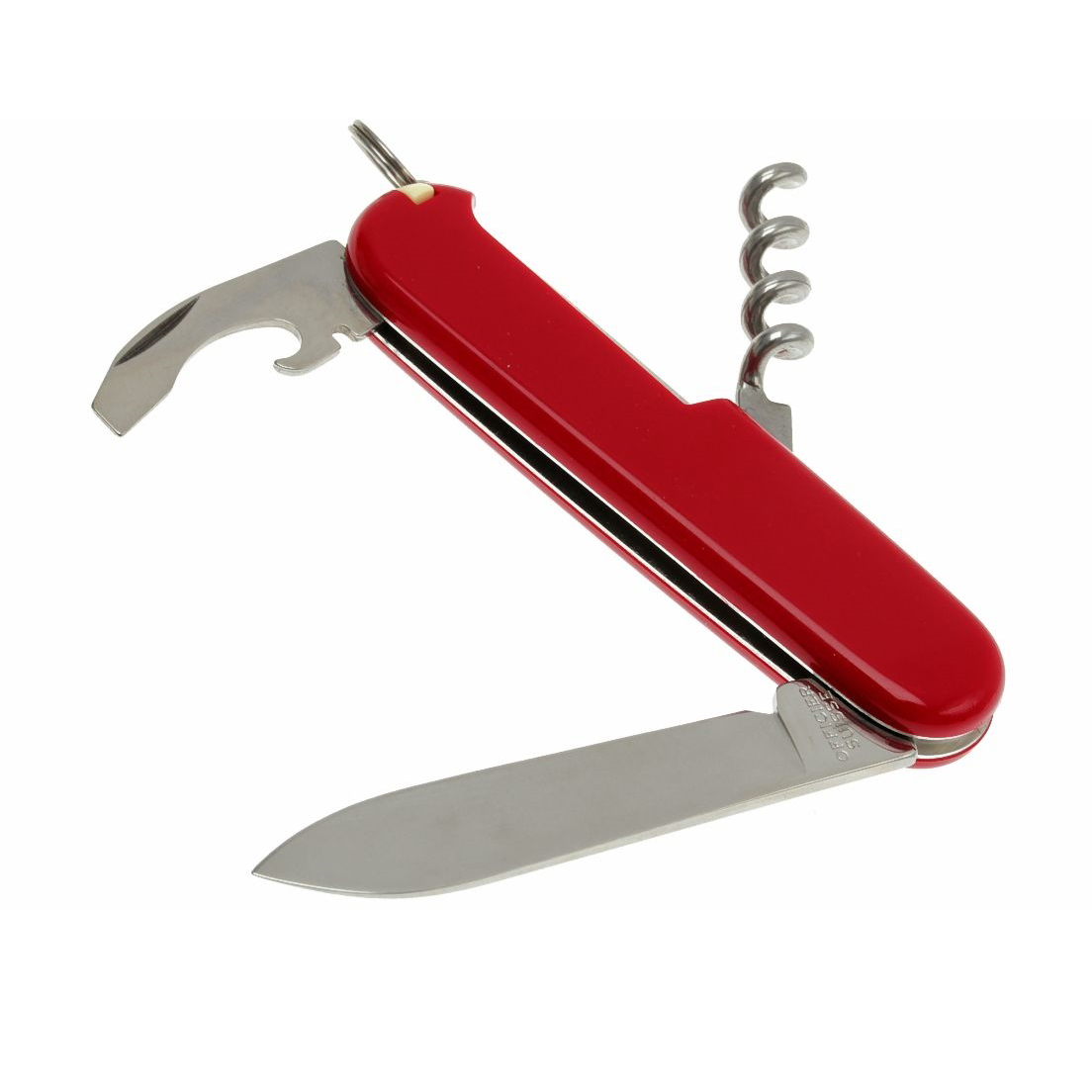 фото Нож перочинный victorinox waiter, сталь x55crmo14, рукоять cellidor®, красный