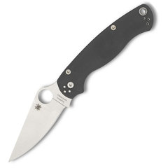 Фото Нож складной Para Military 2  Dark Grey Maxamet Spyderco, сталь CTS-Maxamet, рукоять G10