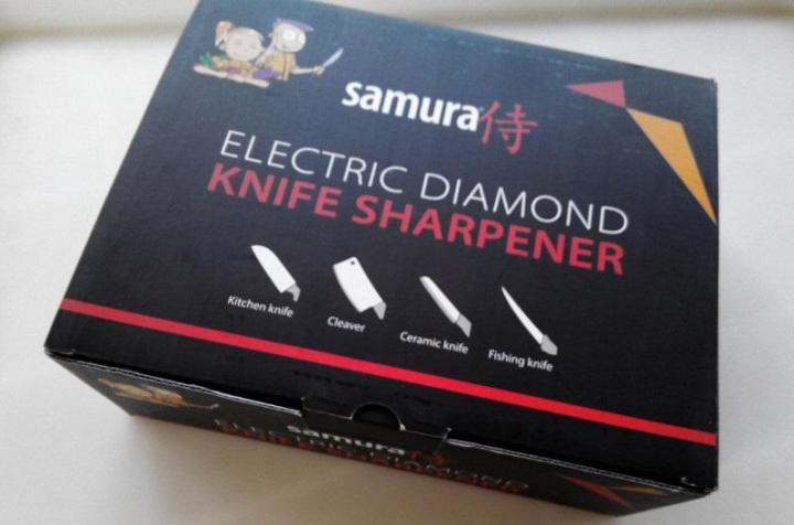 Электрическая алмазная точилка для стальных ножей Samura SEC-2000 от Ножиков