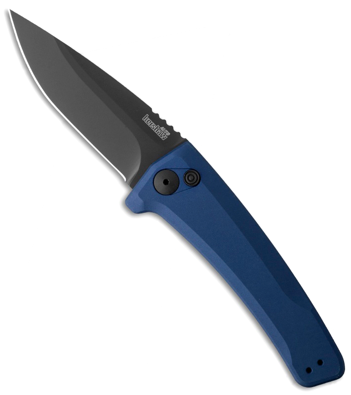 фото Полуавтоматический складной нож launch 3 - kershaw 7300blublk blue, сталь crucible cpm® 154, рукоять анодированный алюминий, синий