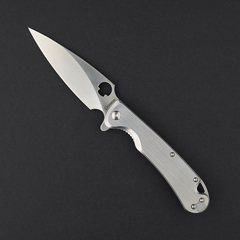 Фото Складной нож Daggerr Sting Satin, сталь D2, рукоять сталь