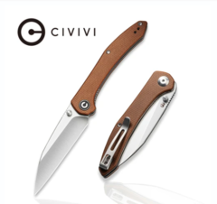 Фото Складной нож CIVIVI Hadros, Brown Micarta