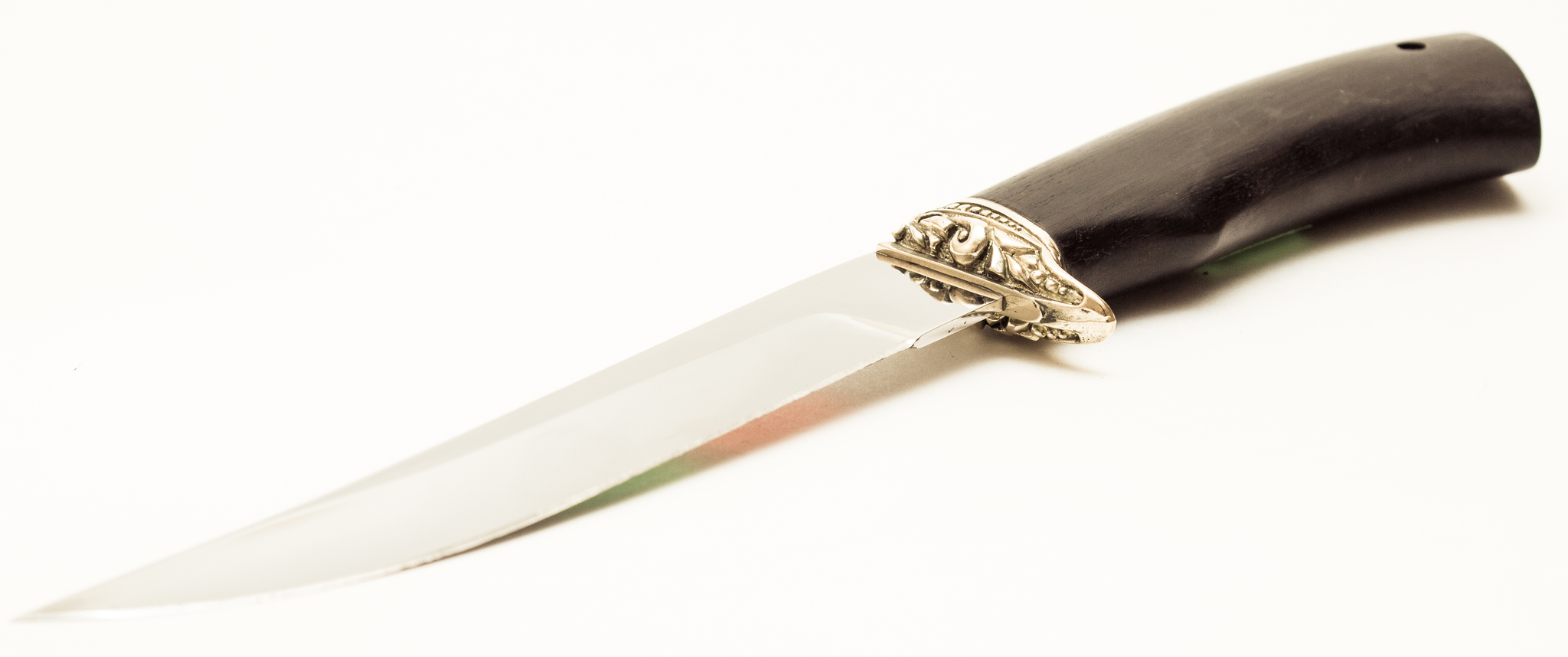 фото Нож туристический форель, сталь 65х13, рукоять граб атака