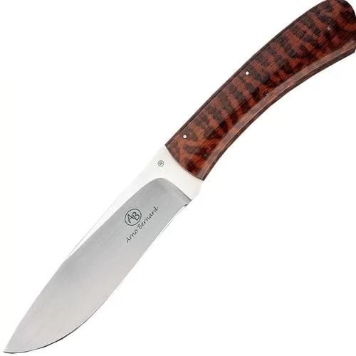Нож с фиксированным клинком Arno Bernard Buffalo, сталь N690, рукоять змеиное дерево нож с фиксированным клинком gerber river shorty