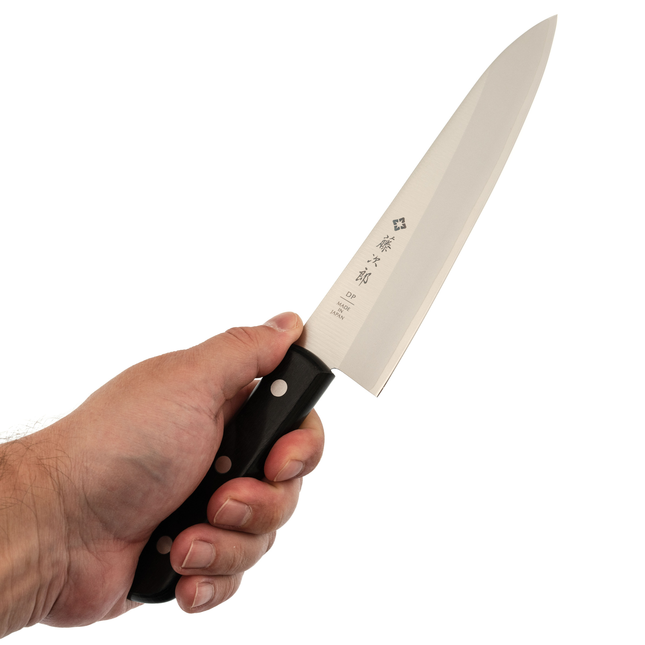 Нож Шефа Western Knife Tojiro, F-312, сталь VG-10, чёрный - фото 3
