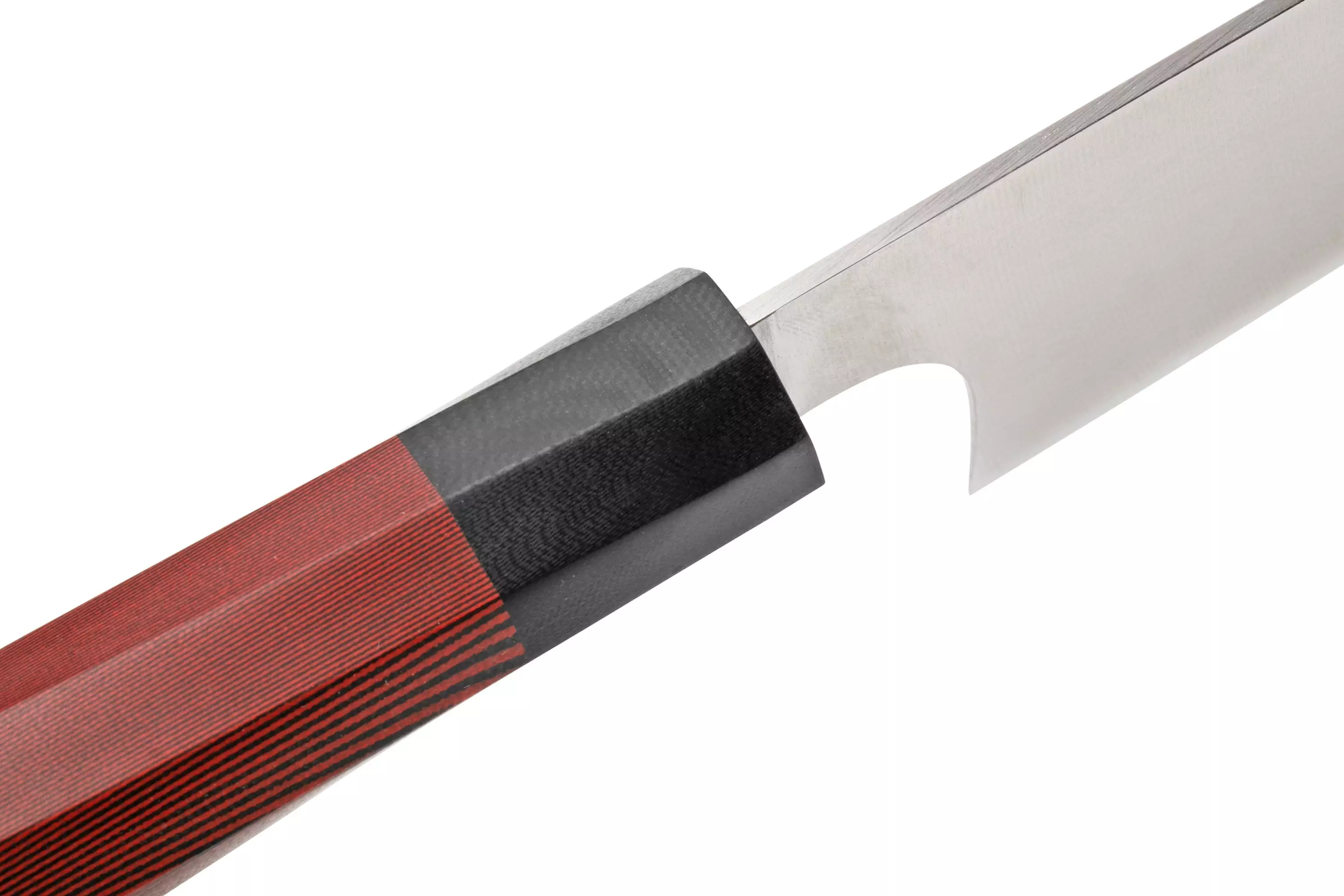 Нож кухонный Xin Cutlery Kritsuke Chef 213мм, сталь 304Cu, рукоять красно-черный G10 - фото 6