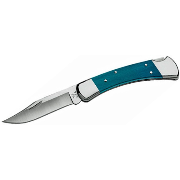 

Складной нож Buck Folding Hunter Indigo 0110IRS, сталь S30V, рукоять древесный пластик