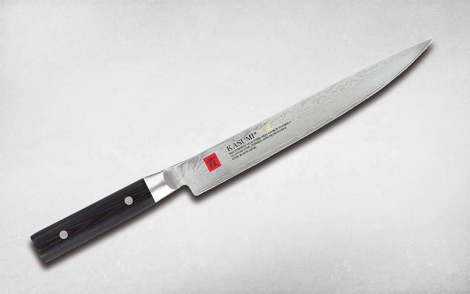 Нож кухонный Слайсер 240 мм Kasumi 96024, сталь VG-10, рукоять микарта