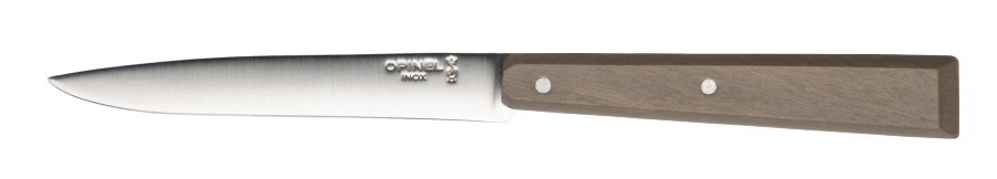Нож столовый Opinel №125, сталь Sandvik 12C27, рукоять дерево, серый - фото 2