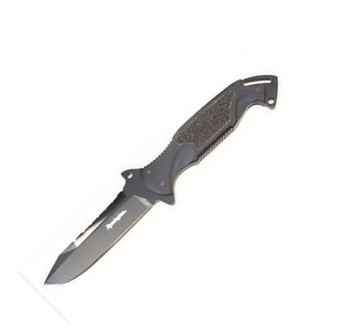 Нож с фиксированным клинком Remington Зулу I (Zulu) RM\895FC DLC, сталь 440C DLC, рукоять алюминий нож с фиксированным клинком remington зулу i zulu rm 895ft tanto dlc сталь 440c dlc алюминий