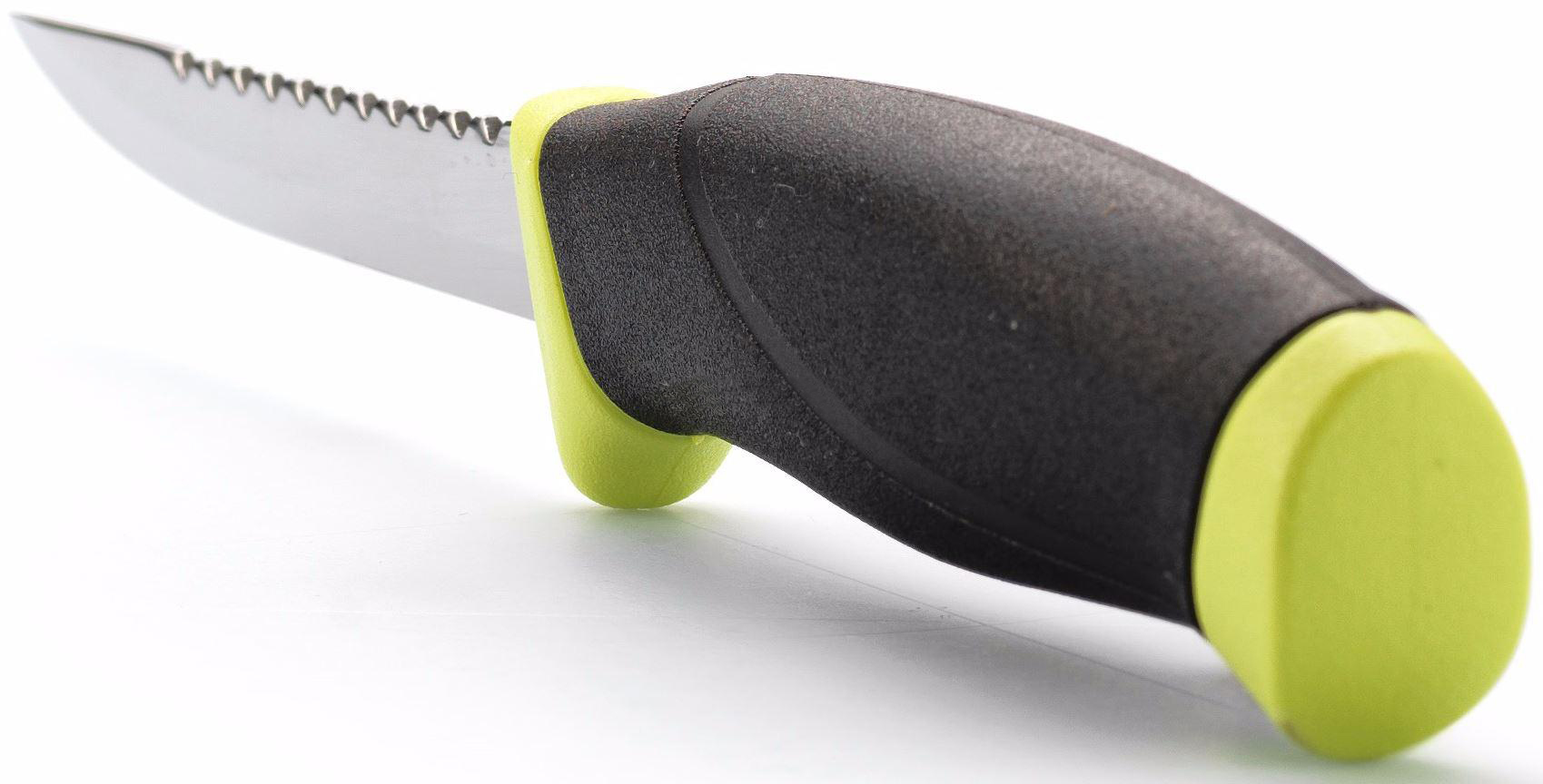 Нож с фиксированным лезвием Morakniv Fishing Comfort Scaler 098, сталь Sandvik 12C27, рукоять резина/пластик - фото 3