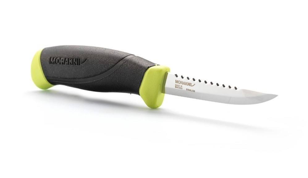 Нож с фиксированным лезвием Morakniv Fishing Comfort Scaler 098, сталь Sandvik 12C27, рукоять резина/пластик - фото 5