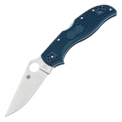 Фото Складной нож Spyderco Stretch 2, сталь K390, рукоять FRN голубая