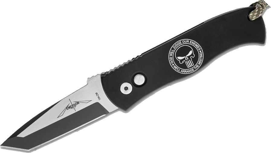Автоматический складной нож Pro-Tech/Emerson Punisher (2-Tone Satin/Dlc) 8.3 см.