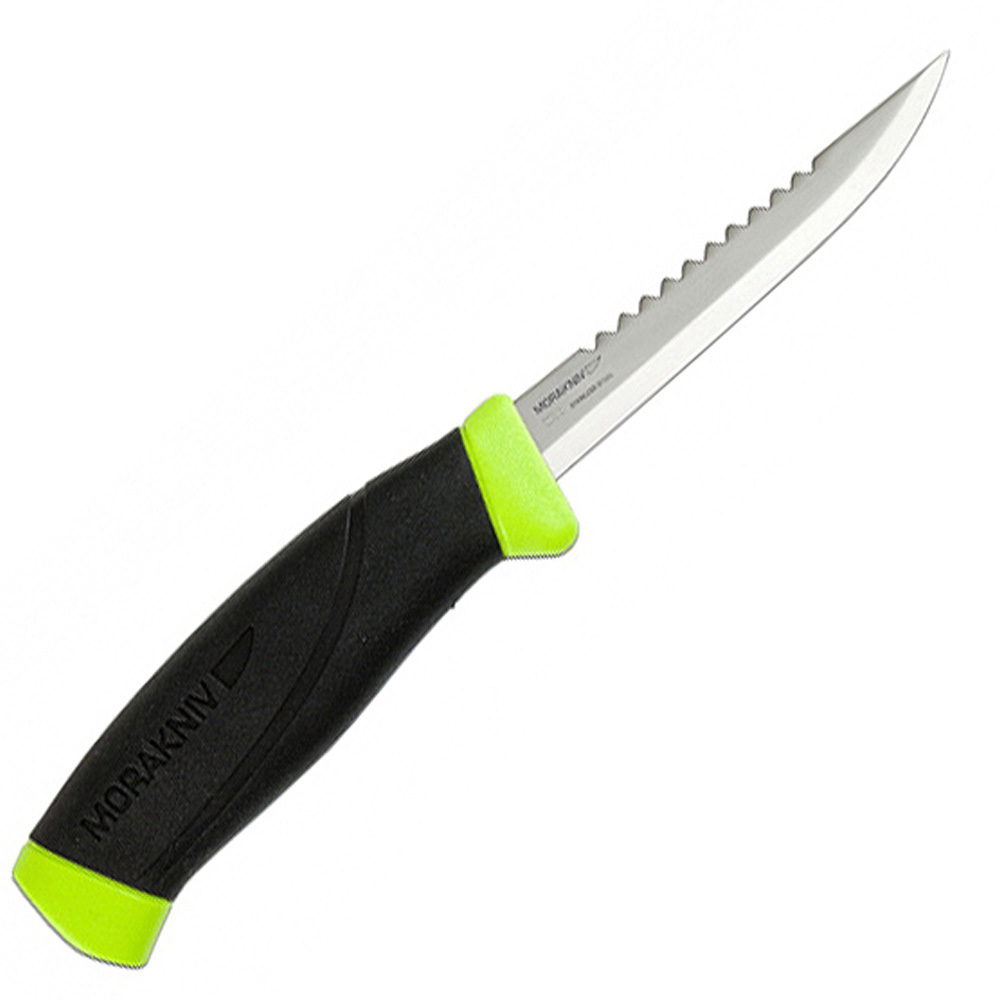 Нож с фиксированным лезвием Morakniv Fishing Comfort Scaler 098, сталь Sandvik 12C27, рукоять резина/пластик - фото 7