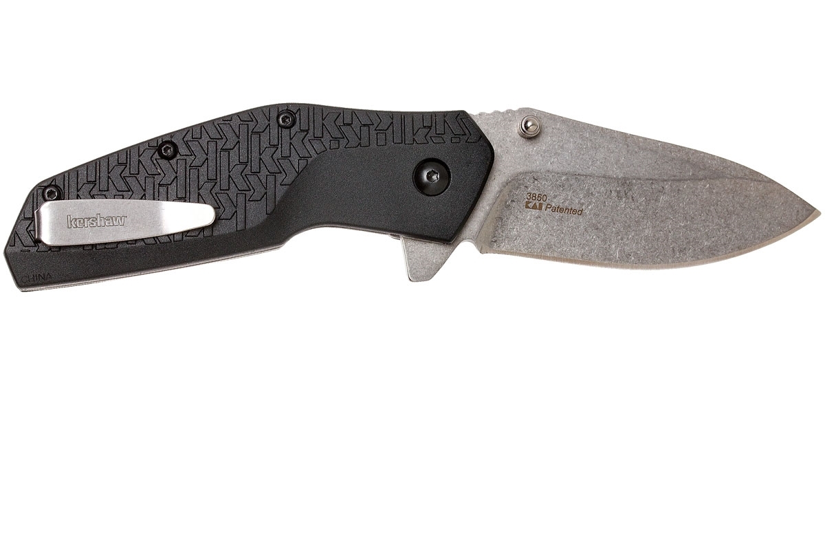 Складной нож Swerve KERSHAW 3850, сталь 8Cr13MOV Stonewashed, рукоять текстурированный термопластик GFN - фото 8