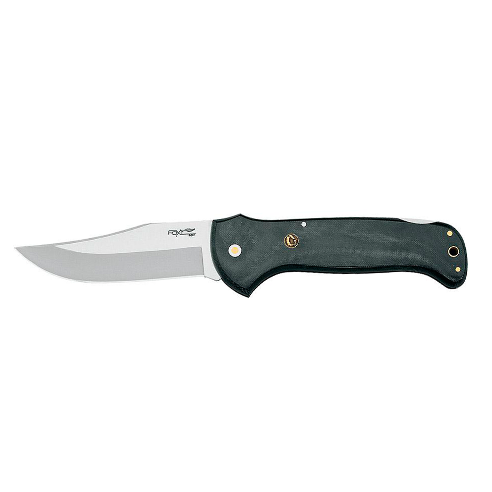 фото Складной нож fox forest, сталь n690, рукоять микарта, черный
