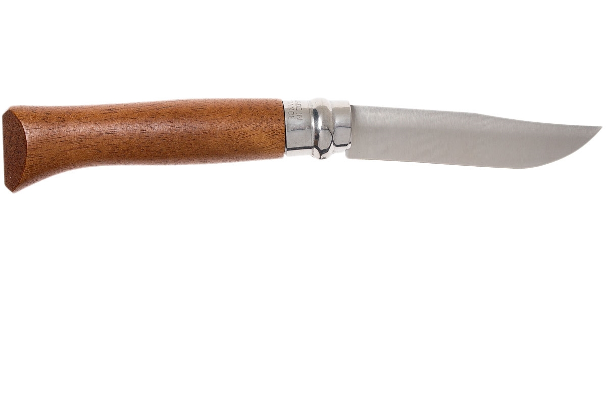 Нож складной Opinel №8 Walnut Tree, сталь Sandvik™ 12С27, рукоять орех, 002022, картонная коробка - фото 7