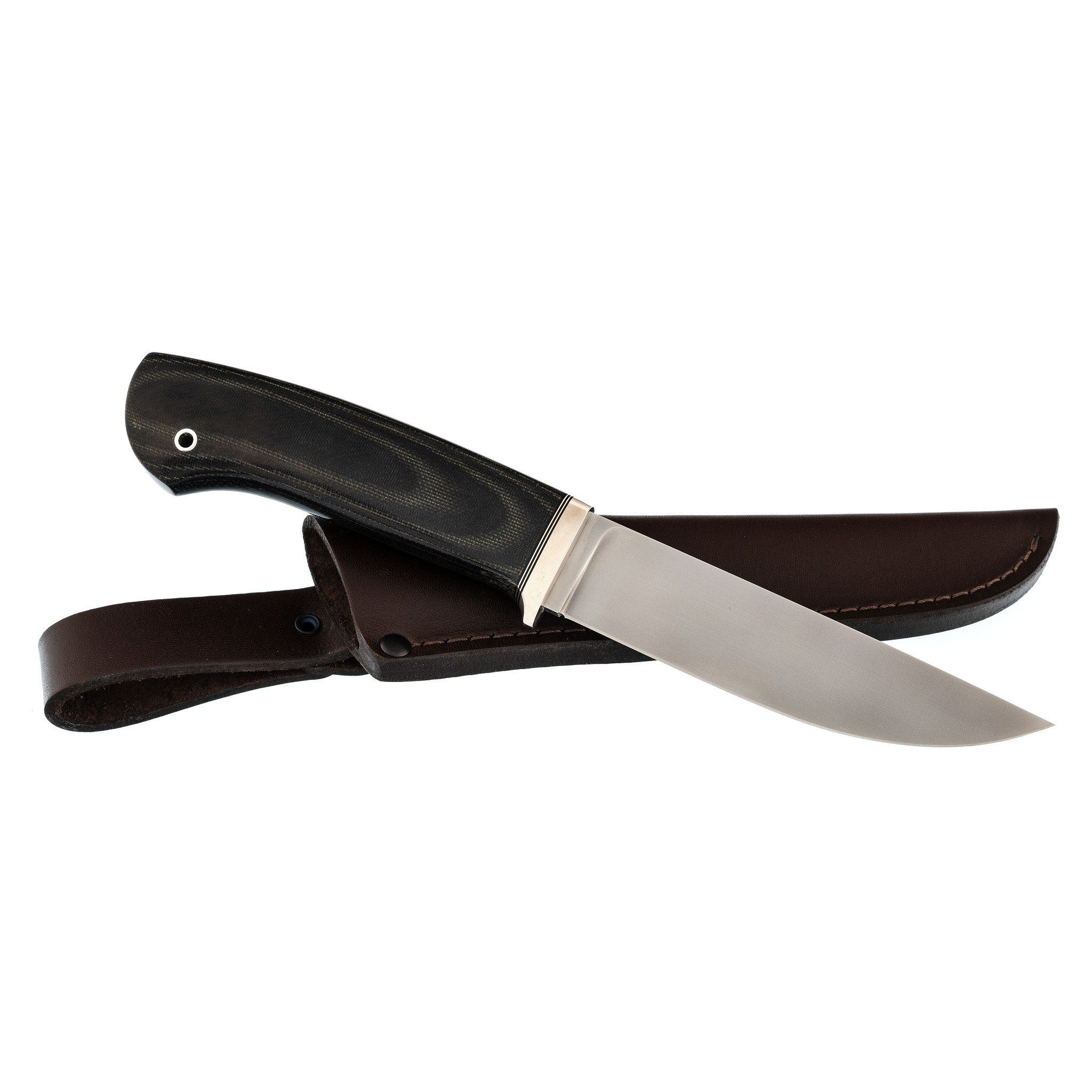 Нож Финка Разведка-2, сталь Bohler M390, рукоять айронвуд - фото 3