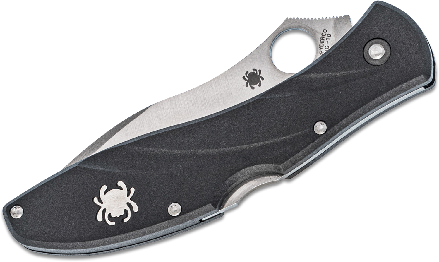 Нож складной Spyderco Centofante III C66PBK3, сталь VG-10, рукоять термопластик от Ножиков