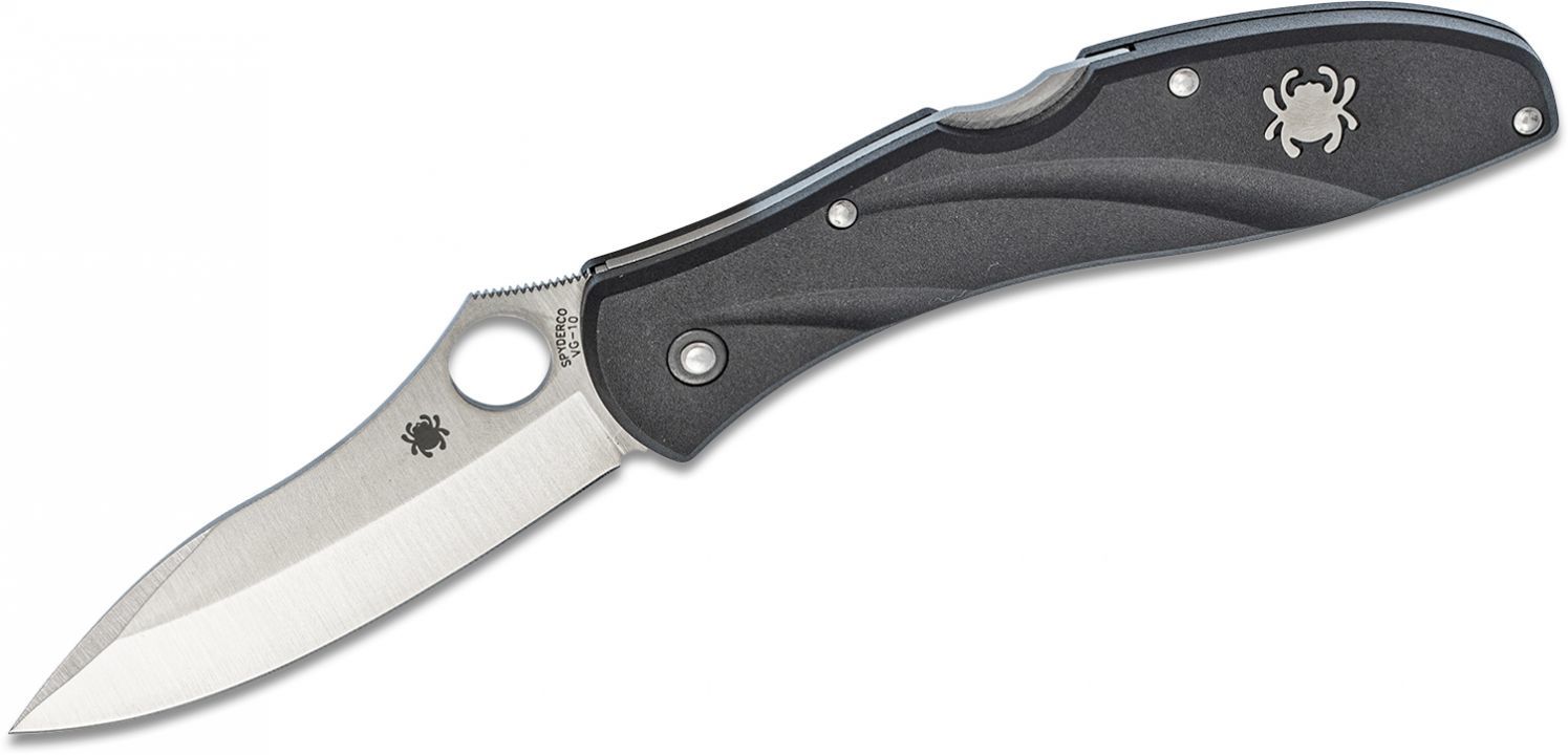 Нож складной Spyderco Centofante III C66PBK3, сталь VG-10, рукоять термопластик - фото 7