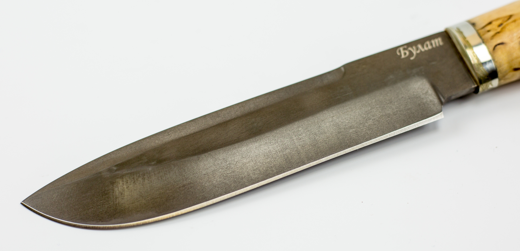 Нож Викинг, сталь булат, карельская береза от Ножиков