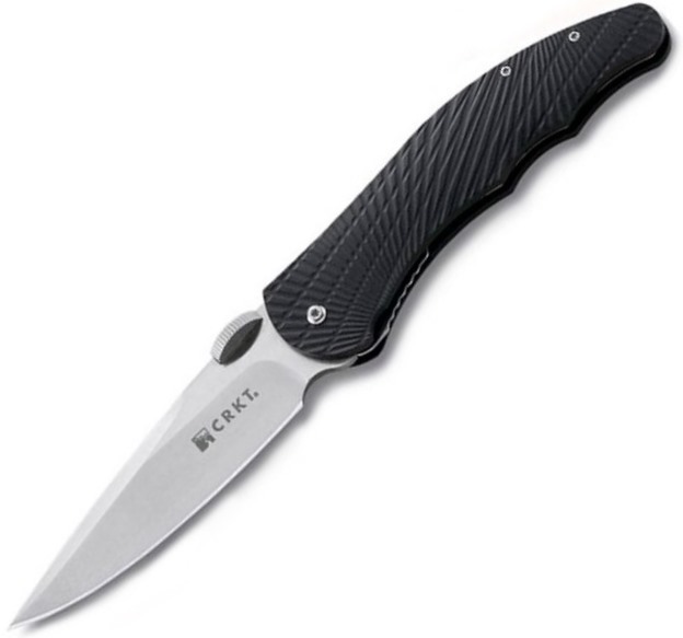 Полуавтоматический складной нож Enticer, CRKT 1060, сталь 1.4116 (X50CrMoV 15), рукоять термопластик складной нож cold steel crawford model 1 сталь 1 4116