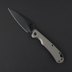 Фото Складной нож Daggerr Sting gray BW, сталь D2, рукоять сталь