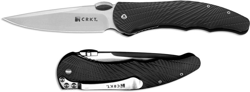 фото Полуавтоматический складной нож enticer, crkt 1060, сталь 1.4116 (x50crmov 15), рукоять термопластик