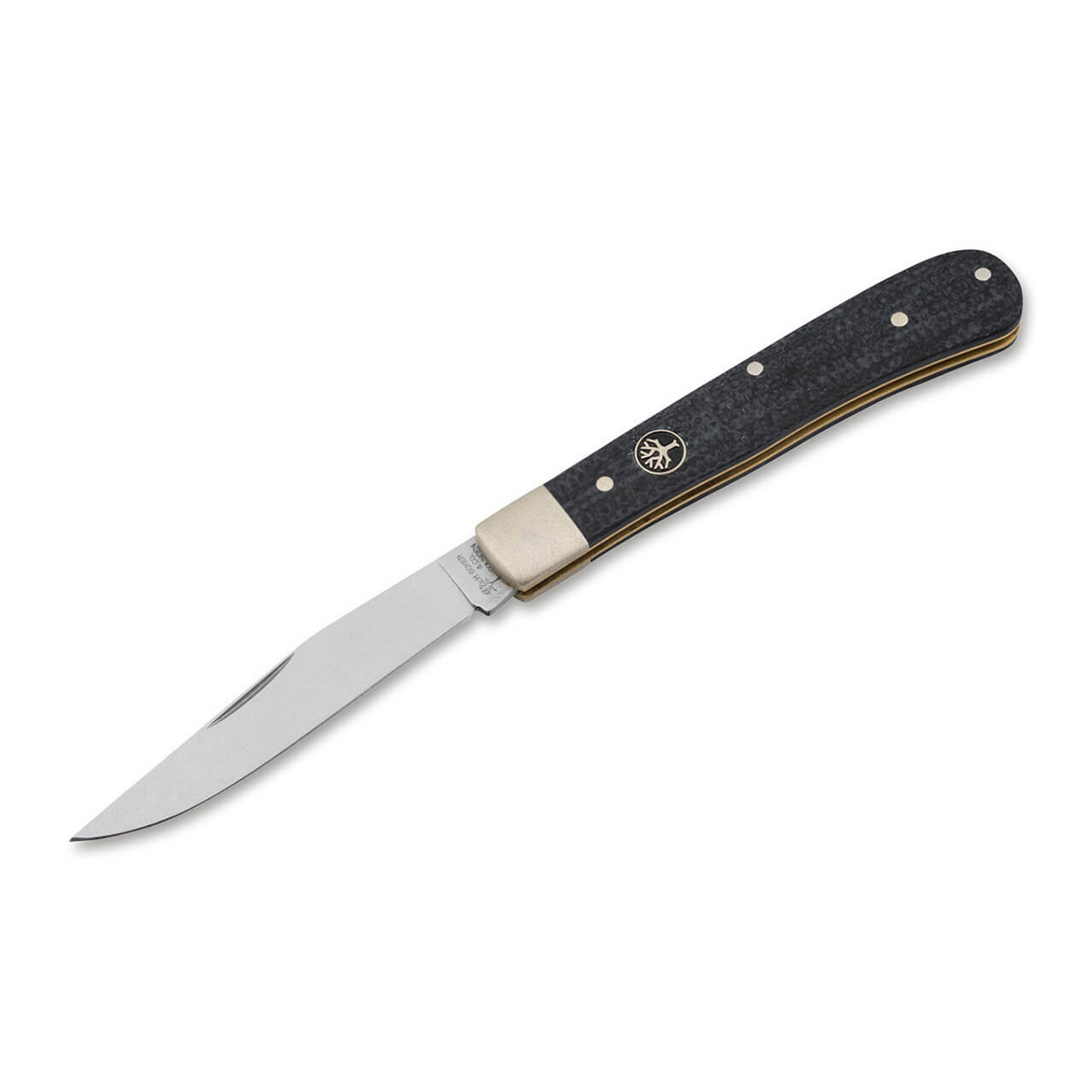 Складной нож Boker 112089 Trapper Uno Micarta, сталь C75 Carbon Steel, рукоять микарта - фото 1