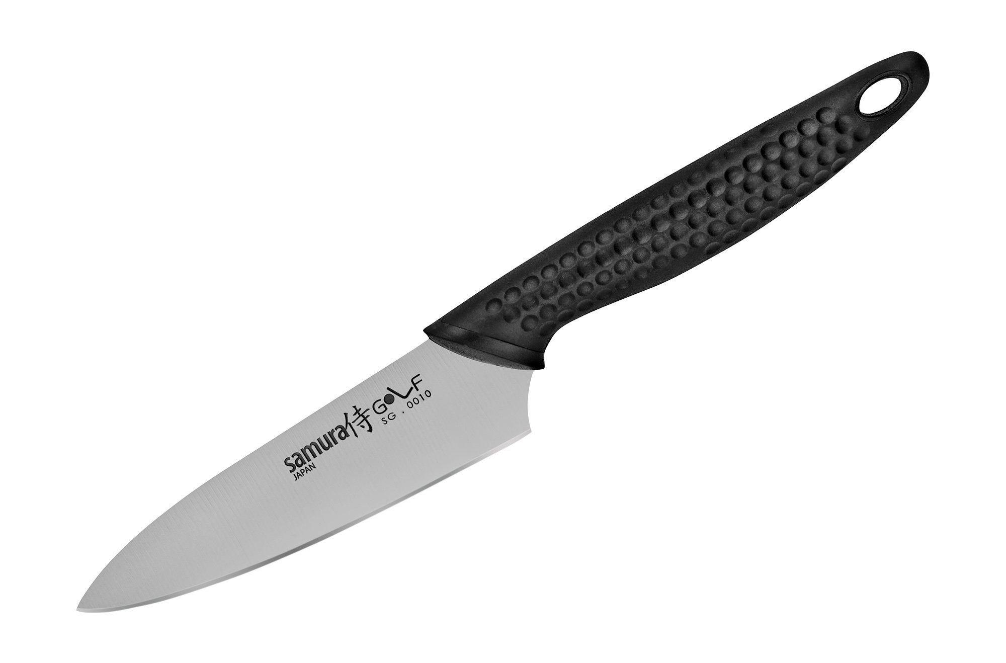 фото Нож кухонный овощной samura golf - sg-0010, сталь aus-8, рукоять полипропилен, 98 мм