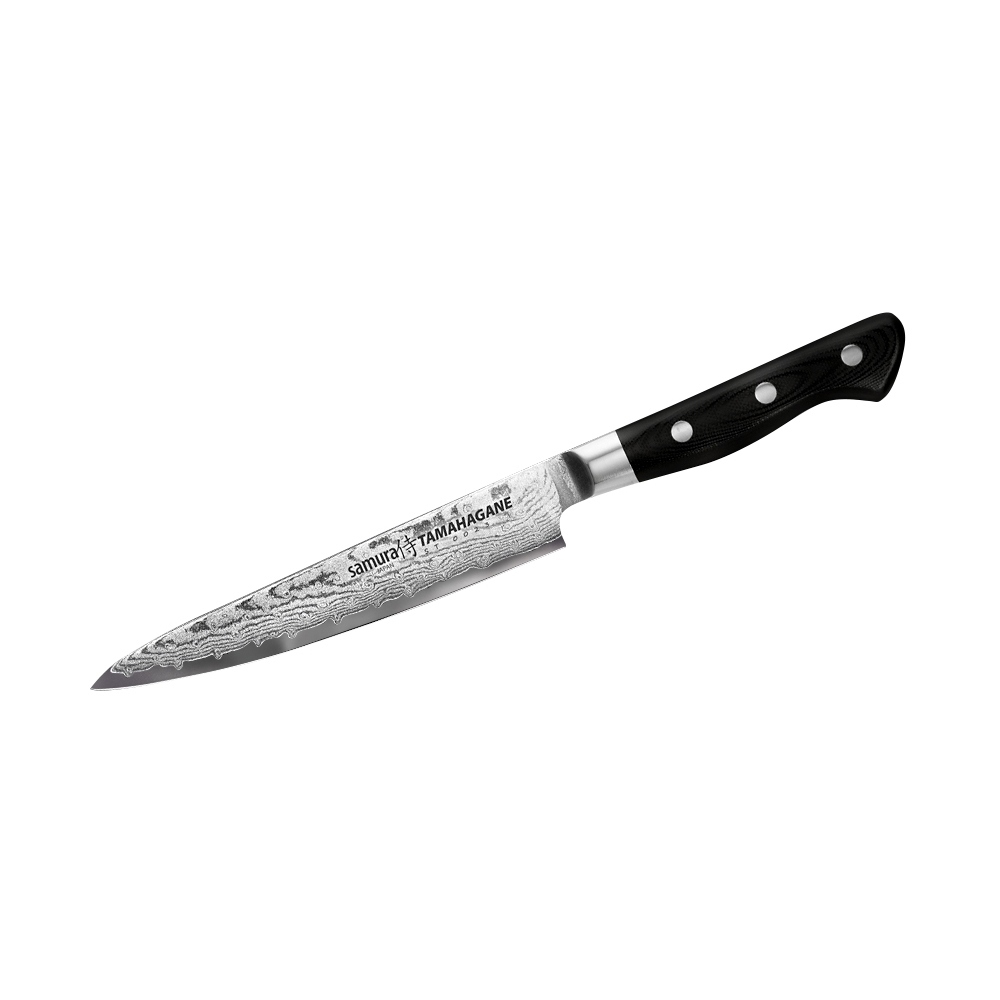 Нож кухонный Samura TAMAHAGANE универсальный 150мм
