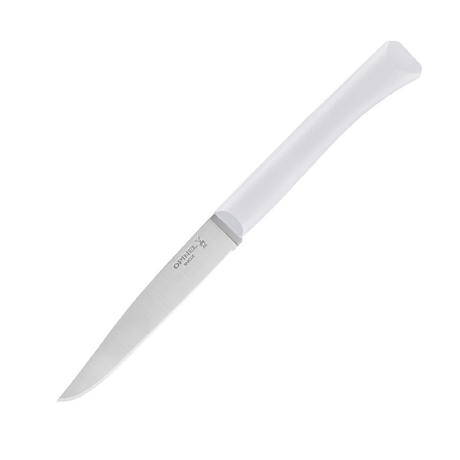 Нож столовый Opinel N°125 , полимерная ручка, нержавеющая сталь, белый