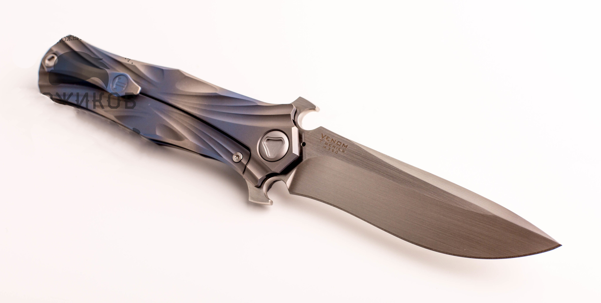 Складной нож Venom T от Kevin John, сталь M390 - фото 6