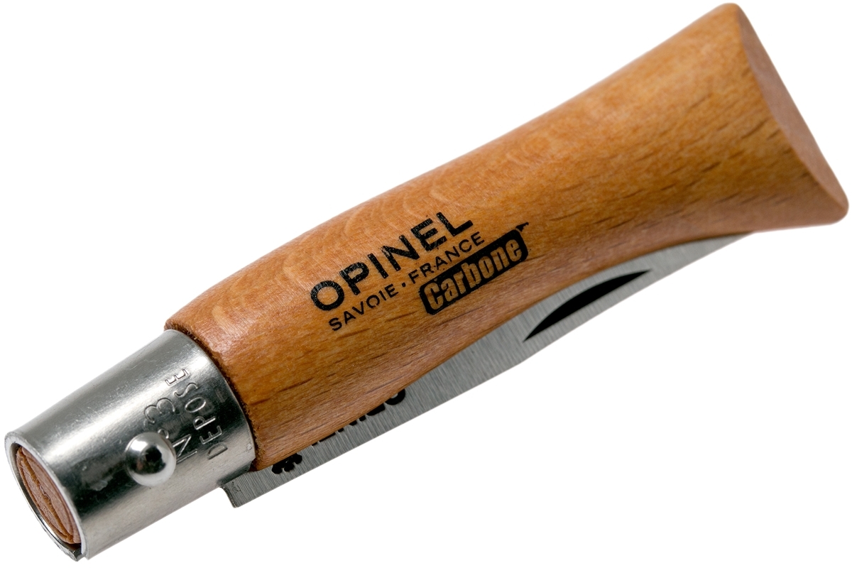 Нож складной Opinel №3 VRN Carbon Tradition, сталь AFNOR XC90 Carbon Steel, рукоять бук, 111030 от Ножиков