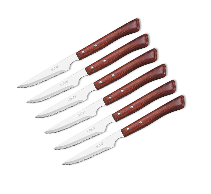 Набор ножей для стейка 110 мм, 6 шт Steak Knives, Arcos набор столовых ножей для стейка steak knives серрейтор 6 шт