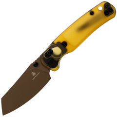 Фото Складной нож Bestech Knives Cicada's Wing, сталь 10Cr15MoV, рукоять Ultem, золотистый/коричневый