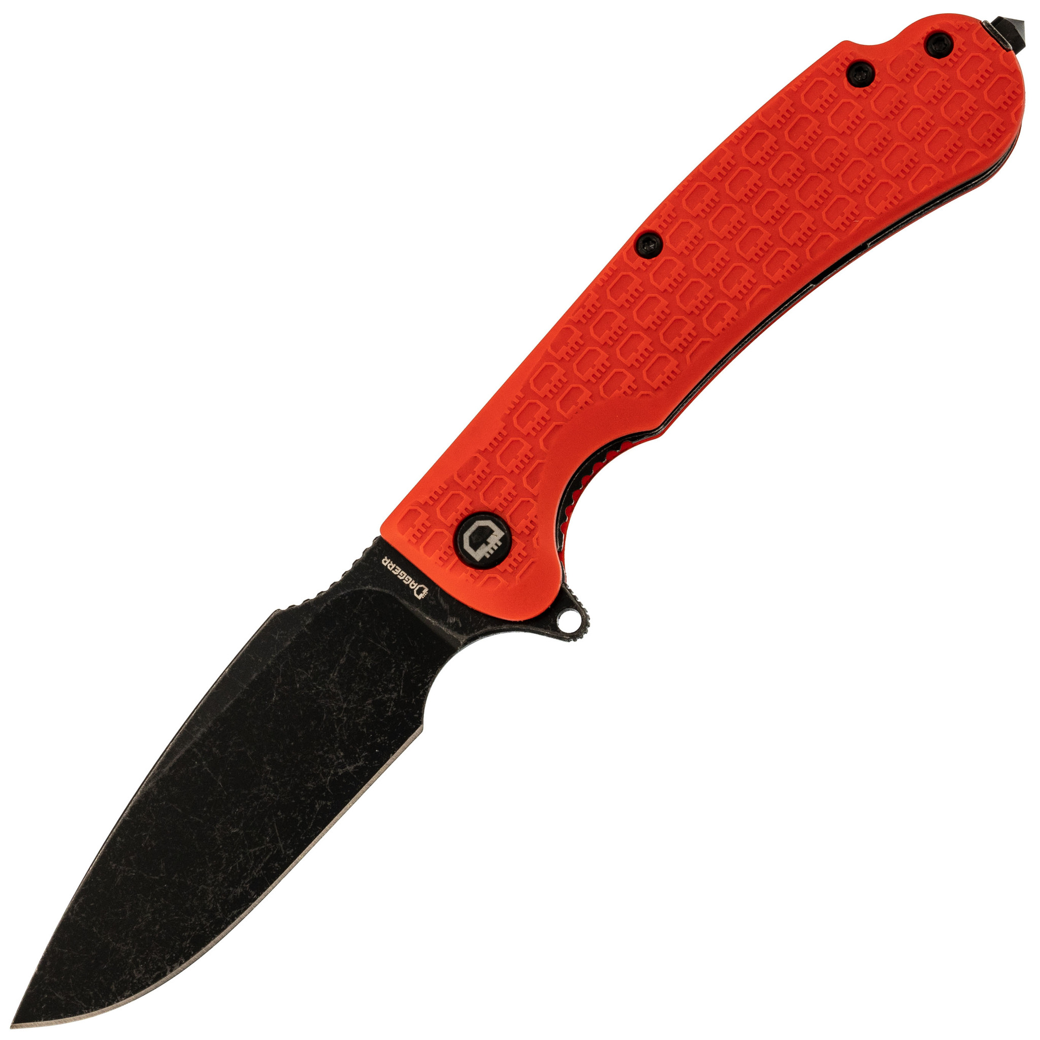 Складной нож Daggerr Fielder Orange BW, сталь 8Cr14MoV, рукоять FRN - фото 1