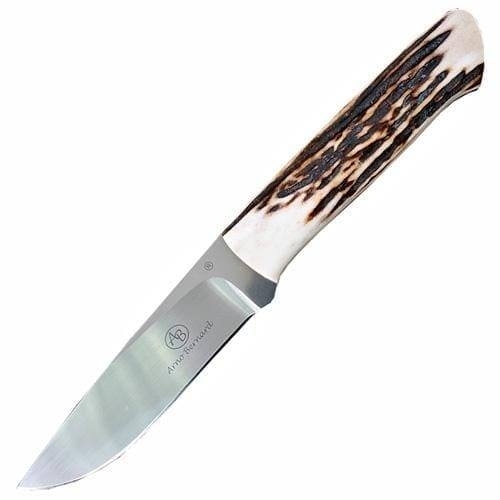 Нож с фиксированным клинком Arno Bernard Croc, сталь N690, рукоять олений рог