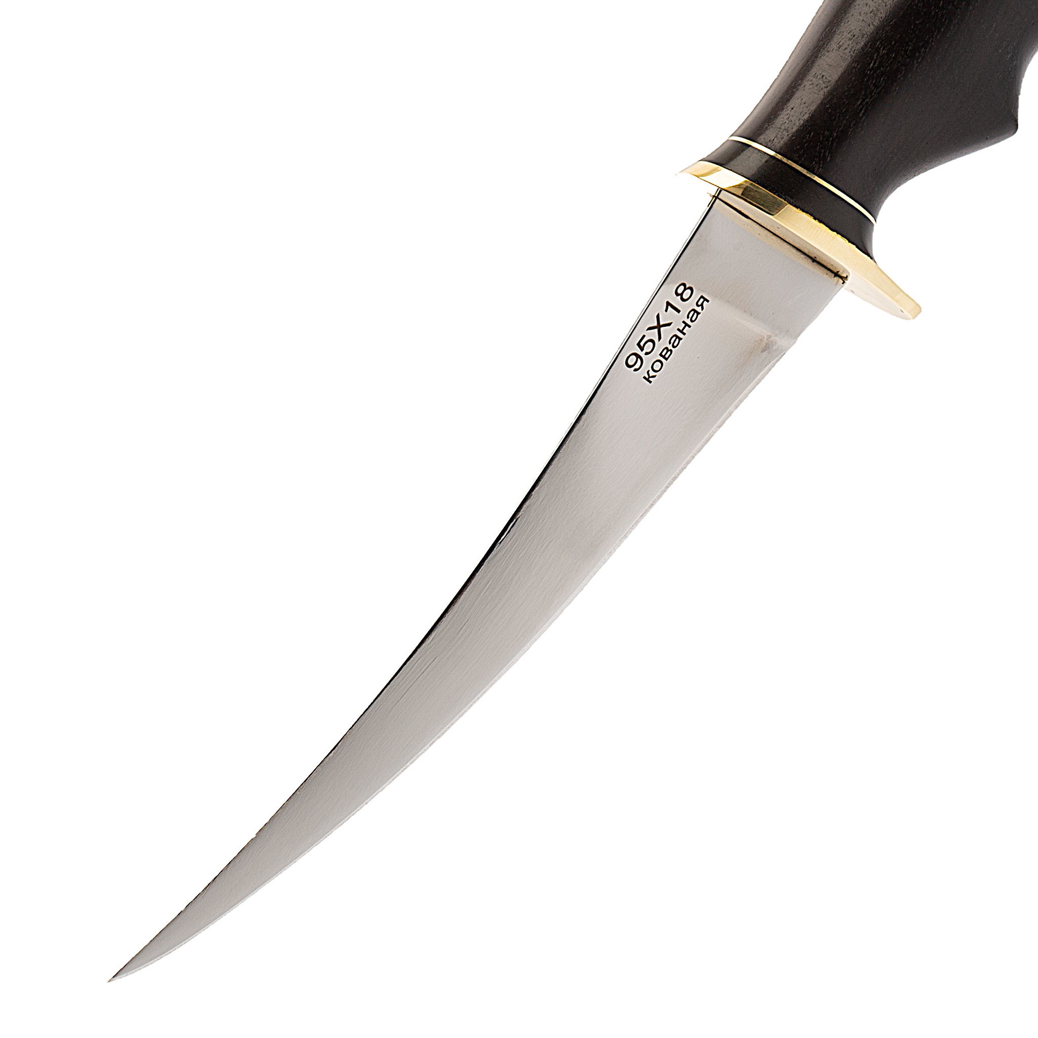 Нож Филейный, сталь 95х18, граб от Ножиков