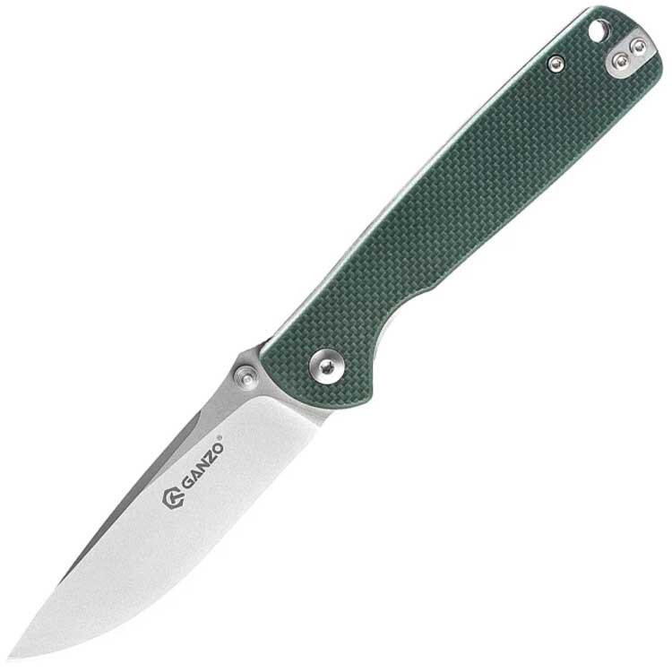 Складной нож Ganzo G6805-GB, сталь 8Cr14MoV, G10, зеленый