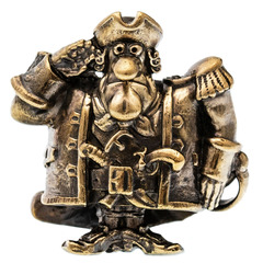 Фото Бусина для темляка Капитан, латунь