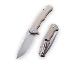 Фото Складной нож CIVIVI Praxis, сталь 9Cr18MoV, Tan G10