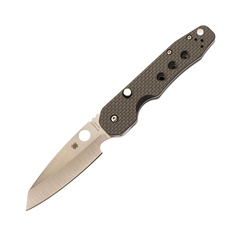 Фото Складной нож Spyderco Smock, сталь CPM S30V, рукоять Carbon fiber / G-10 laminate