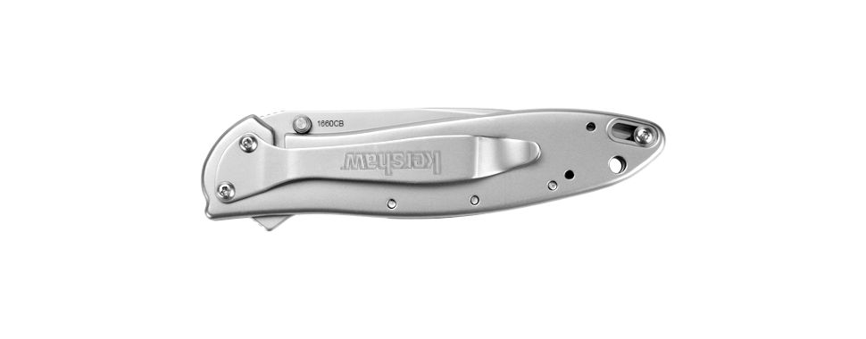 Складной нож Leek - Kershaw 1660CB (composite blade), сталь D2/Sandvik™ 14C28N, рукоять нержавеющая сталь 410 - фото 3