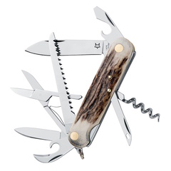 Фото Складной нож многофункциональный Fox Venatores, сталь M390, рукоять рог