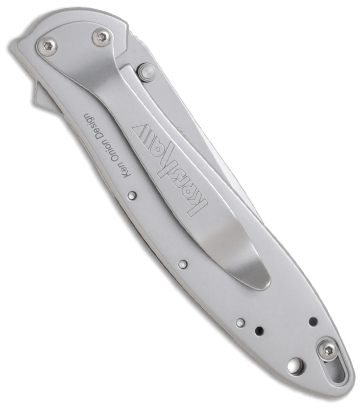 Складной нож Leek - Kershaw 1660CB (composite blade), сталь D2/Sandvik™ 14C28N, рукоять нержавеющая сталь 410 - фото 6