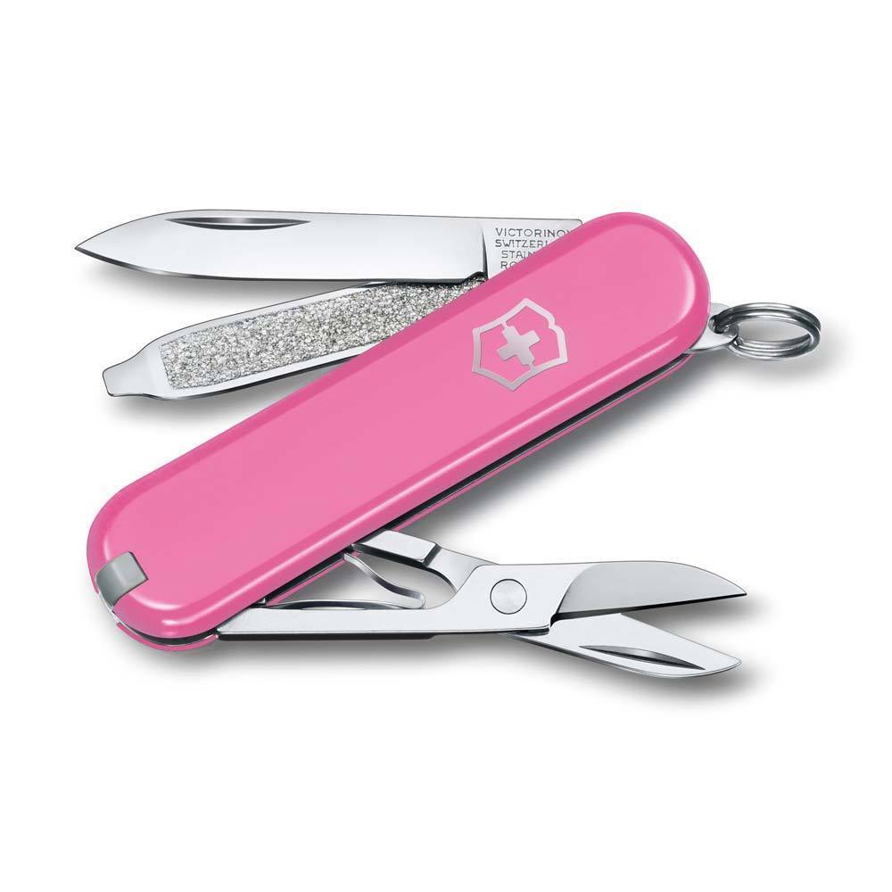 Нож Victorinox Classic SD Colors, Cherry Blossom (0.6223.51G) розовый, 7 функций 58мм нож 0 6223 942 нож брелок victorinox